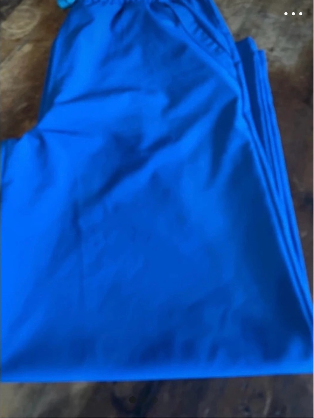 Ladies wide leg scrub pants. Med petite